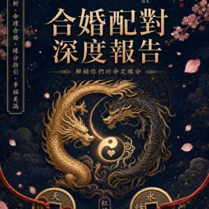 合婚配對深度報告書|天命解碼
